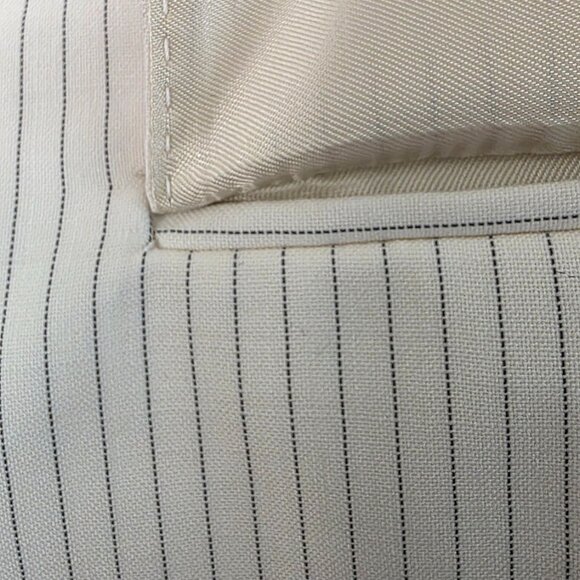 Celine Jude Blazer in Lightweight Striped Wool Ivoire/Noir Size 34 - Picture 11 of 13